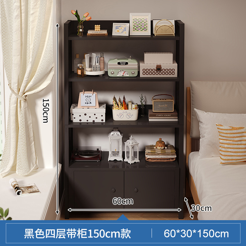 Estante junto a la cama, armario de almacenamiento junto a la cama, armario de almacenamiento, estantería de piso a techo, dormitorio doméstico, estante de exhibición de estantería multicapa