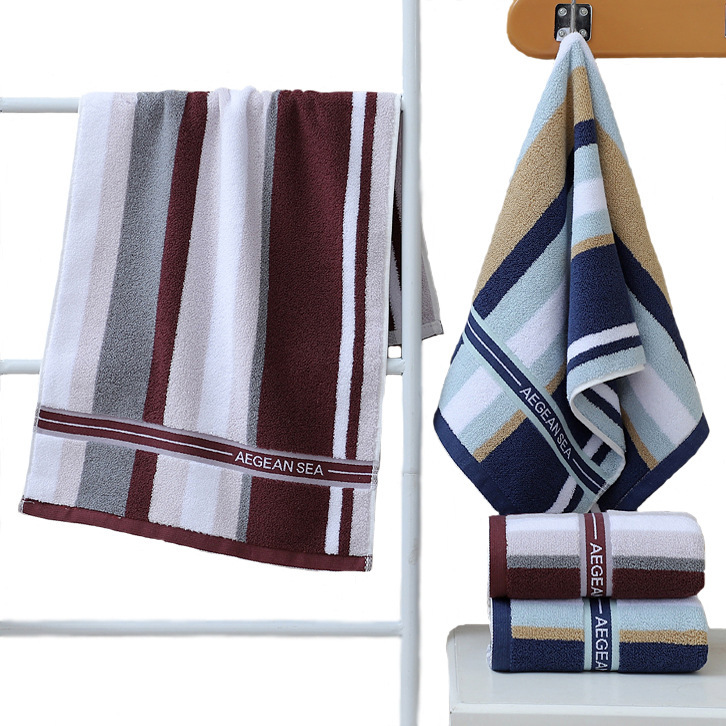 Wholesale factory supply of pure cotton towels, home-use face towels, thick, unisex, face napkins, group purchase, wholesale, logo design