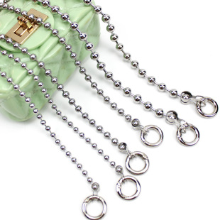 Stainless Steel Bag Chain Ball Chain Portable Crossbody Shoulder Metal Chain Mobile Phone Case Chain Small Bag Chain Replacement Accessories