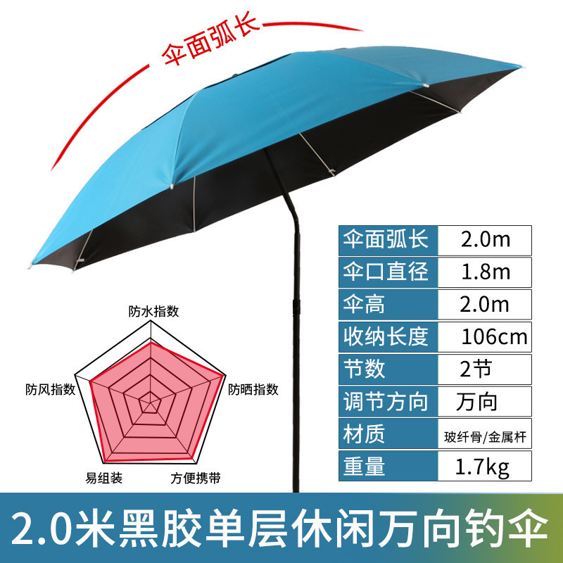 釣り傘 大型釣り傘 70% off 層傘 ユニバーサル日焼け止めと大雨日よけ 新しい屋外釣り傘|undefined