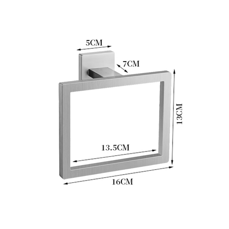 사각 타월링 [실버]