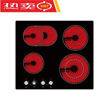 Smart Radiant Glass Knob Control Built-in 4 Burner Vitro Cer