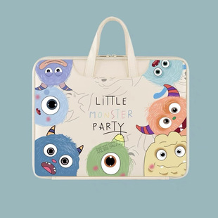 Cartoon Cute Multi-Select Tablet Computer Handbag Storage Bag. Huawei Apple Protective Case Portable