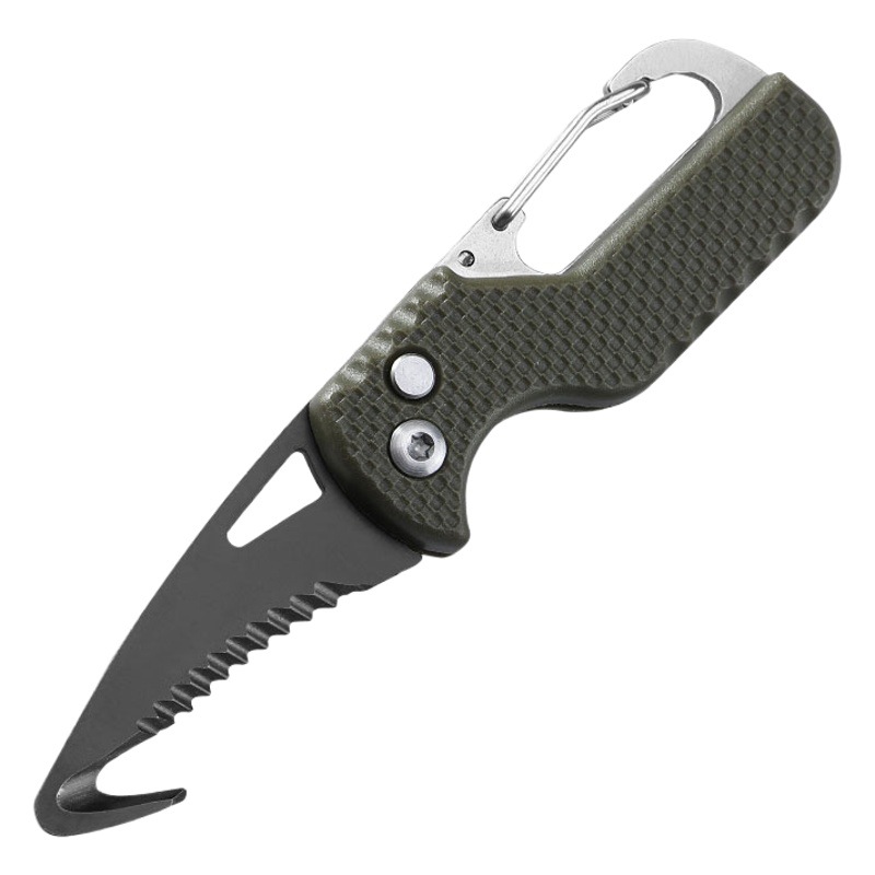 Mini Dispositivo de desembalaje portátil abridor de letras gancho dentado Dispositivo de desembalaje portátil herramienta de desembalaje paquete expreso cuchillo de desembalaje