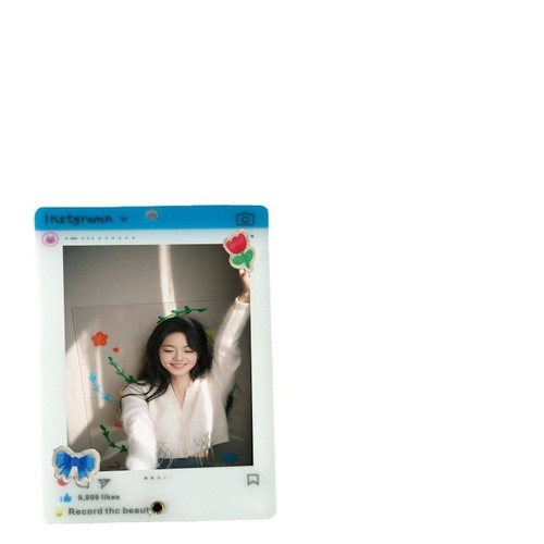 Ins-style card holder photo frame acrylic stand instant photo 3-inch photo