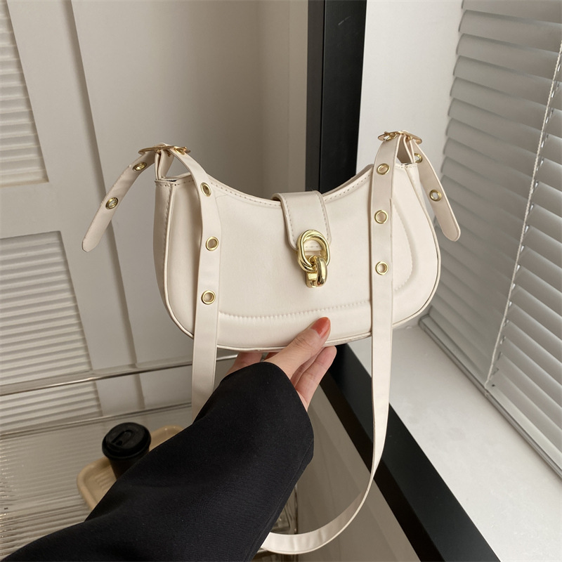 Vintage Underarm Bag for Women 2024 Winter New Arrival Crossbody Bag Suitable for Overseas Shipping, Small Square Bag