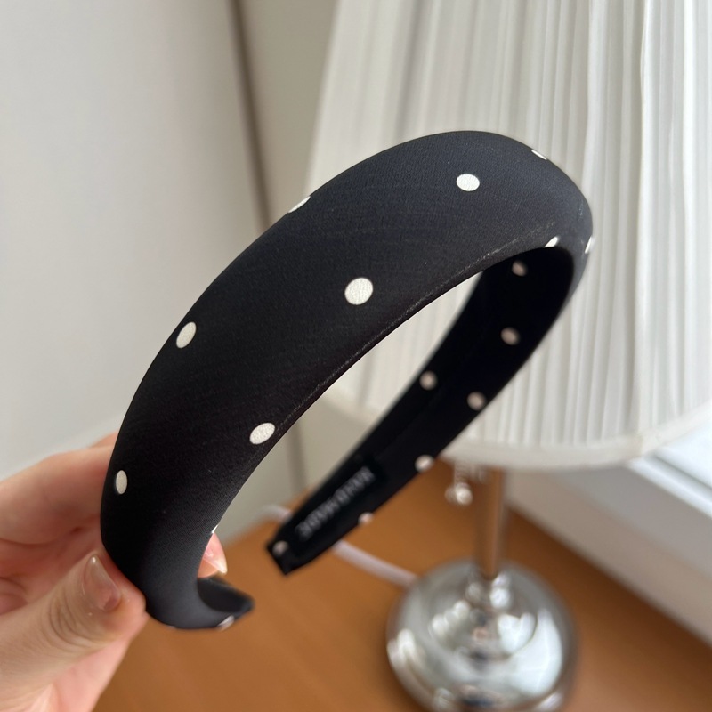 All Seasons Season Vintage Style Simple Style Women's Polka Dots Satin Hair Band