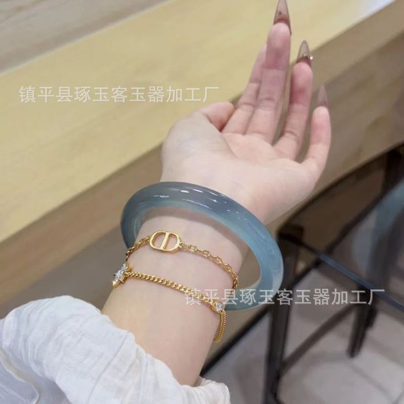 氷種倉庫の青い玉髄のブレスレット|undefined