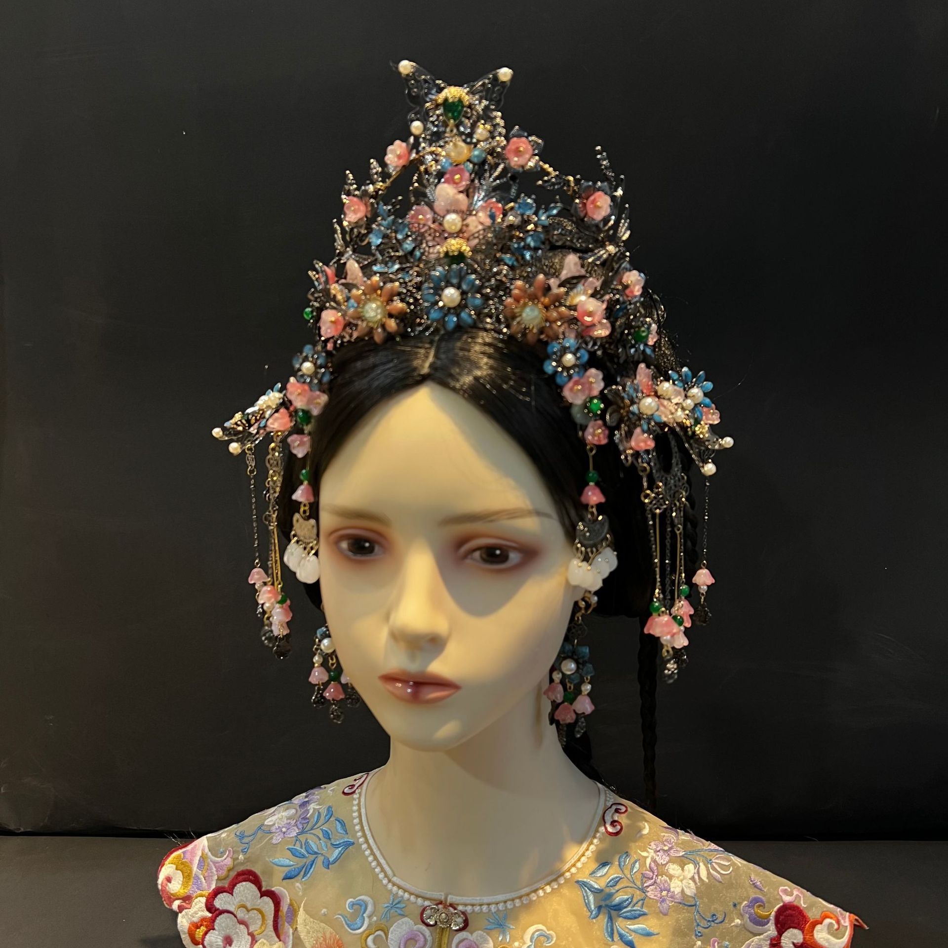 :漢服頭飾り発ヘアピン超仙流蘇古着セット 漢服頭飾り発ヘアピン超仙流蘇古着セット