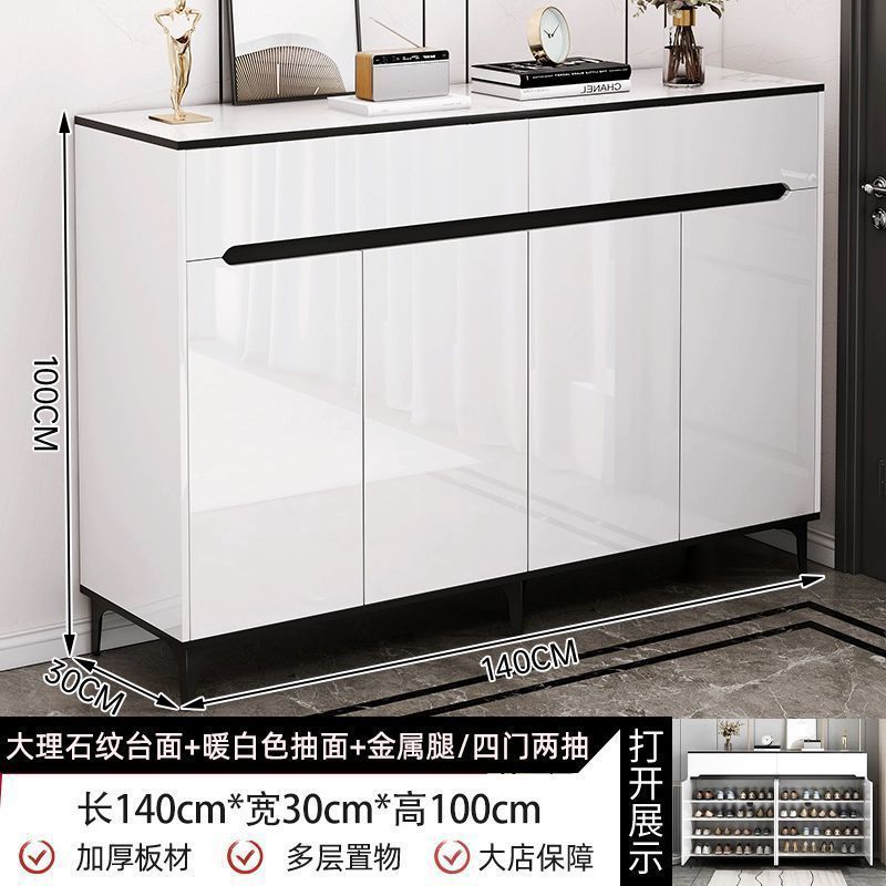 鞋柜家用门口收纳柜入户大容量简约一体多层进门储物柜鞋架玄关柜|undefined
