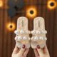 Summer Children's Slippers Women's Small and Medium-sized Children's Princess Style Shoes Fashionable Little Girl's Soft Bottom Outer Wear Flat Sandals