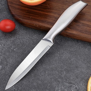 ♩ Multifunctional Stainless Steel Fruit Knife, All-Steel Knife, Peeling Knife, Super Fast and Sharp Household Fruit Knife for Peeling