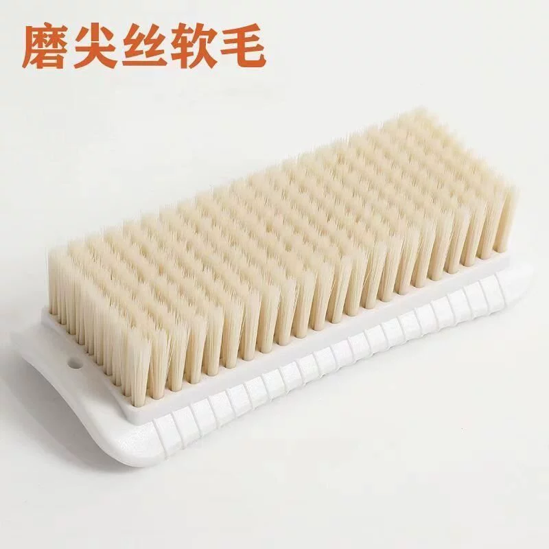 Brush for laundry soft-bristled, comfortable footwear, durable down jacket for home use