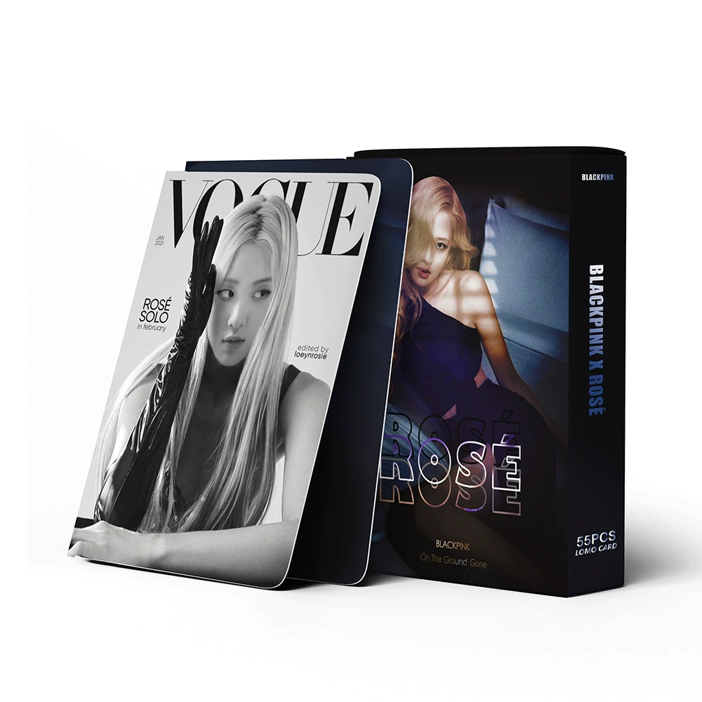ROSÉ SOLO карта KPOP ROSE 55 фотокарточек для человеческих роз Альбом-R-серия