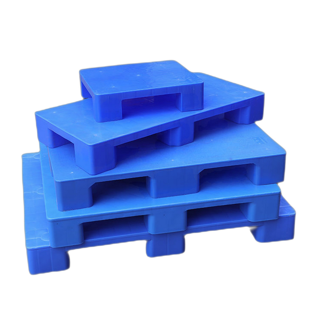 九脚平面塑料货物平板托盘防潮垫板叉车卡板地台仓库物流铲板栈板