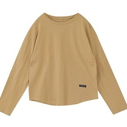 Vintage Solid-Color Hollowed-Out Base Shirt for Women | 2025 Autumn/Winter New Arrival All-Match Long-Sleeve Loose T-Shirt | Trendy Women's Top