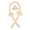 Warm yellow OPP bag (hair curling rod + 2 hair rings + large clips)