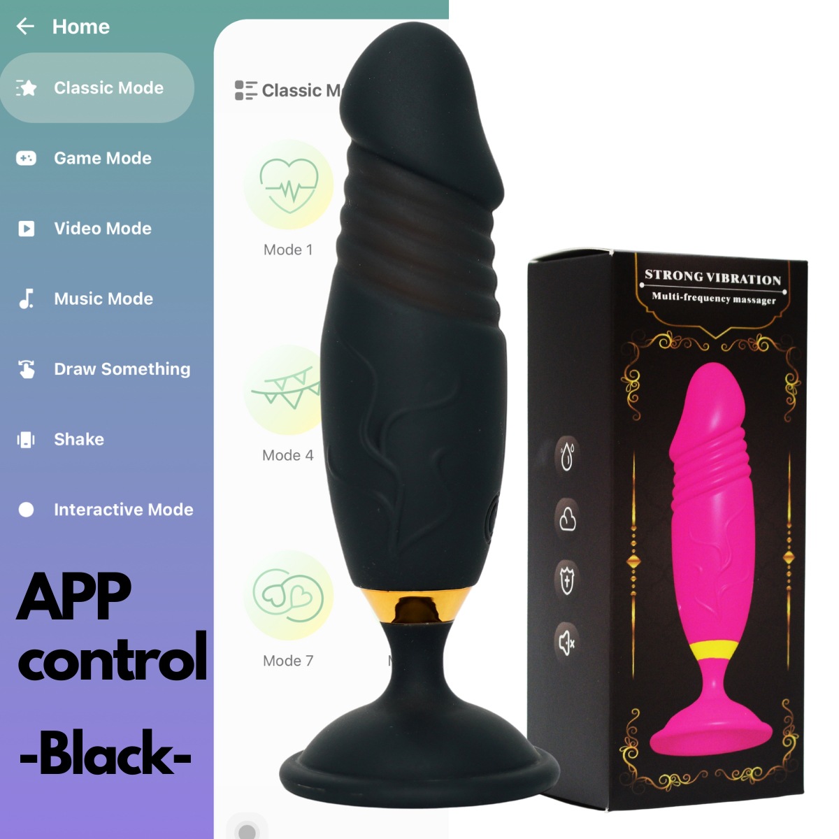 Appgesteuerter Teleskopdildo Mit Starker Vibrationsfunktion_voghion.com