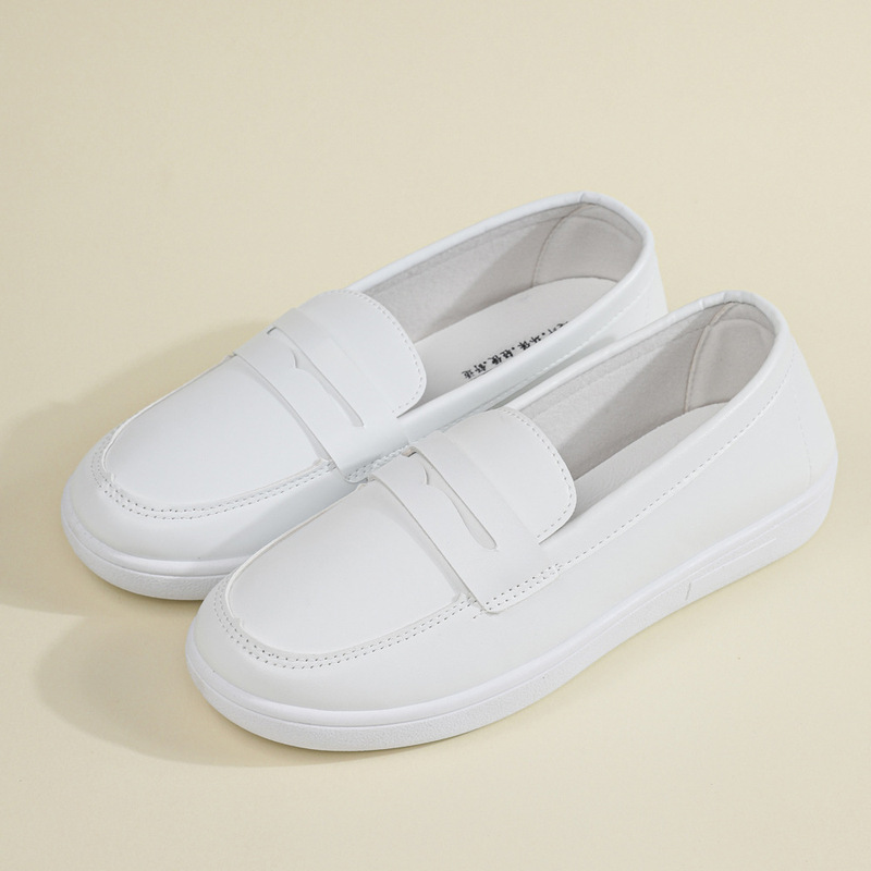 Nurse Shoes Women's Soft-Soled Flat Shoes Breathable and Not Tired after Standing for a Long Time Medical Work White Shoes