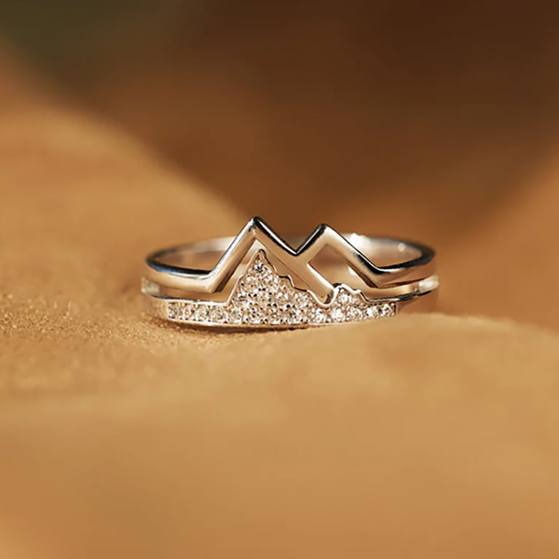Heart Shape Pattern Copper Simple Style Classic Style Inlay Heart Shape Zircon Rings