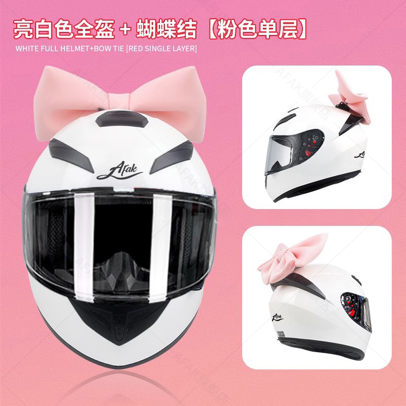 Fábrica Sonic chica misma motocicleta casco completo arco gato oído decoración con Bluetooth motocicleta eléctrica casco de seguridad