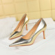 3391-A7 Retro Style Banquet Women's Shoes Thin Heel High Heel Shallow Mouth Pointed High Heel Shoes Spring New Single Shoes