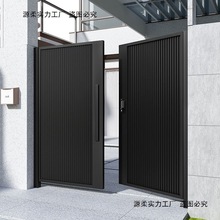 不锈钢新款花园户外花园双开门别墅大门庭院门门单铁艺门铝艺其他