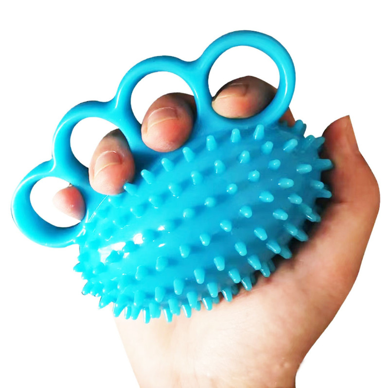 Four-finger Massage Ball Rehabilitation Training Exercise Equipment for the Elderly Hand Strength Finger Hedgehog Flexible Grip Hand Strength