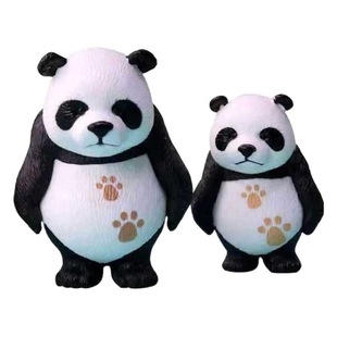 Moss Micro Landscape Ornaments Panda PVC Crafts Creative Home Chinese Doll Ornaments
