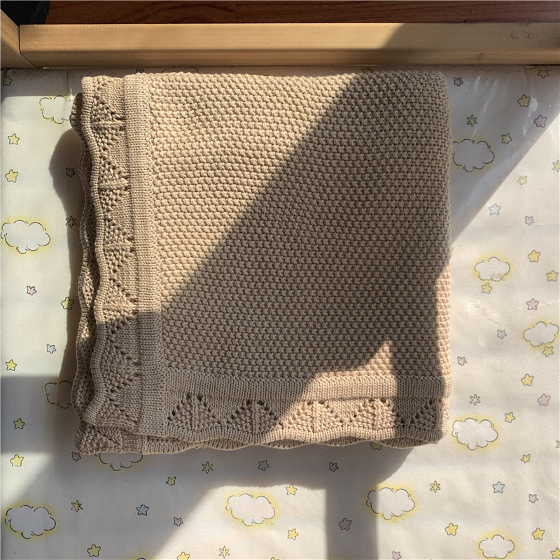 INS外国貿易ノルウェー北欧赤ちゃん綿線ニット毛布赤ちゃんの毛布|undefined