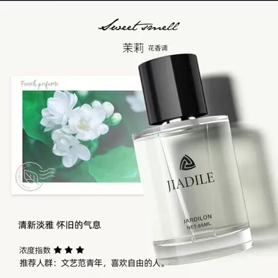 Fragrance for Men and Women — Car Perfume Aromatherapy - round-bottle-spray-perfume-jasmine-65ml-1-bottle