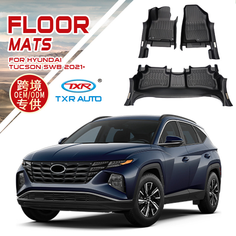 Adecuado para almohadillas para los pies del automóvil Tucson almohadillas especiales impermeables para cajas traseras Tuscon almohadillas para los pies completamente rodeadas Tuscon Floor Mats