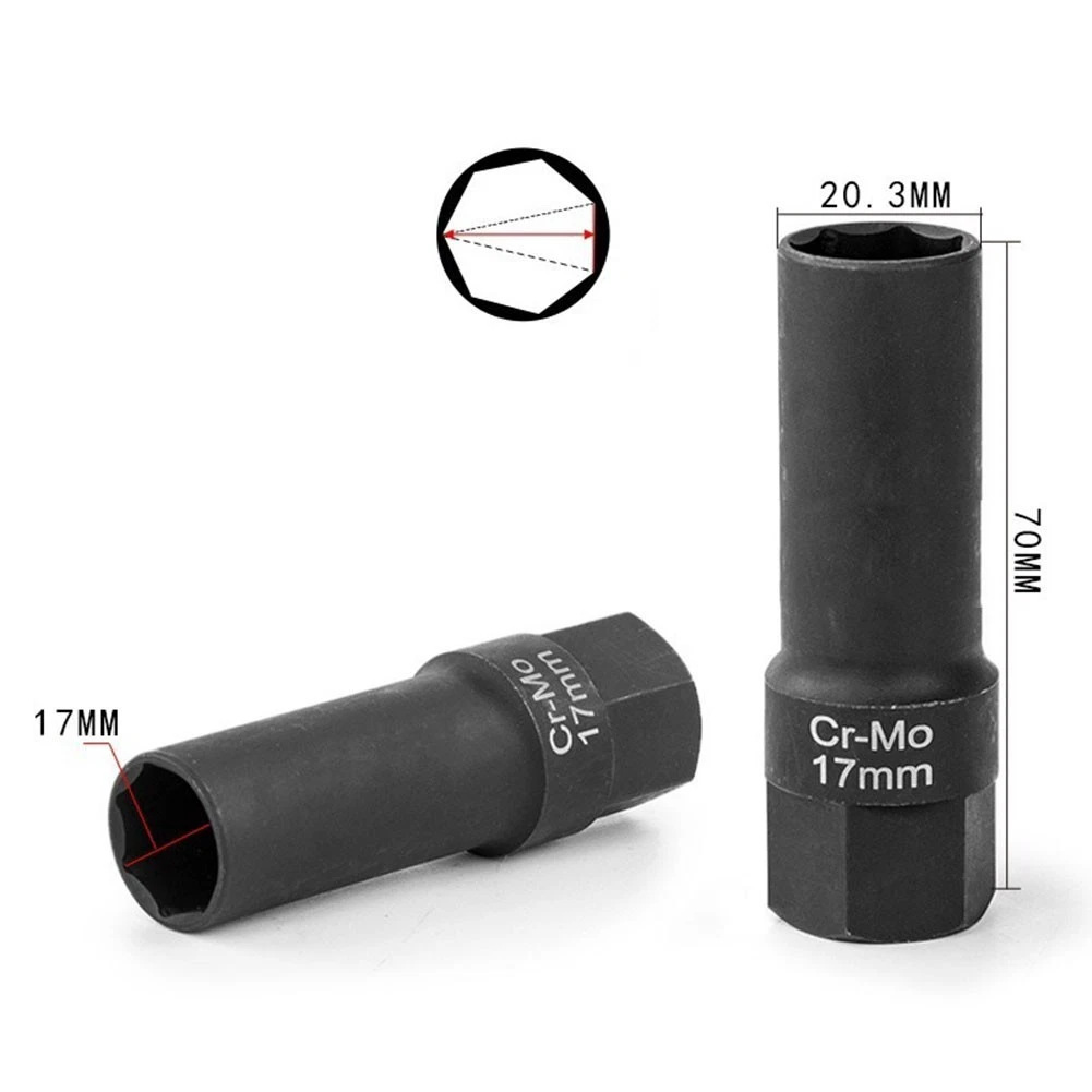 Seven-Point 17mm Modified Car Wheel Hub Tire Special Socket Anti-Theft Screw Socket Anti-Theft Key External Seven-Point Socket