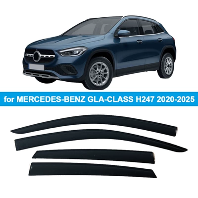 Suitable for Mercedes-Benz Gla-Class H247 2020-2025 Side Window Deflector (Rain shield) - for-gla-class-h247-2020-20254pcs