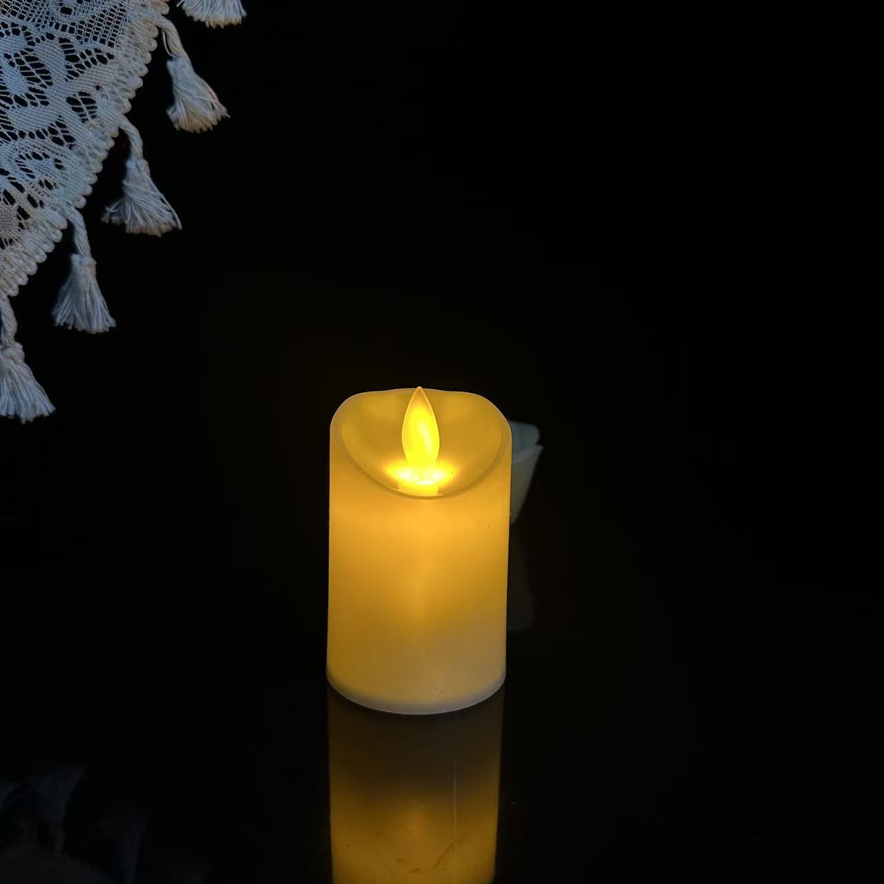 Ventas transfronterizas calientes vela electrónica simulación vela de cumpleaños romántica lámpara de vela escenario de boda guión matar lámpara de noche