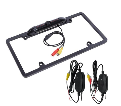 Cross-Border Amazon Us License Plate Vehicle camera - wireless-version-of-us-license-plate-frame-camera-ccd-cvbs
