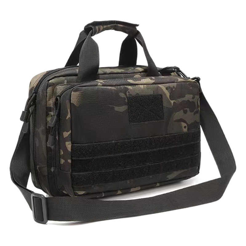 Guangzhou Outdoor Tactical Shoulder Handbag Multi-functional Large Capacity Ambox Gun Bag Outdoor Waterproof Military Fan Bag