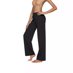 2024 Amazon Independent Station Cross-Border Autumn Hot Selling New Casual Loose Pocket Trousers Women's High Waisted Wide Leg Pants