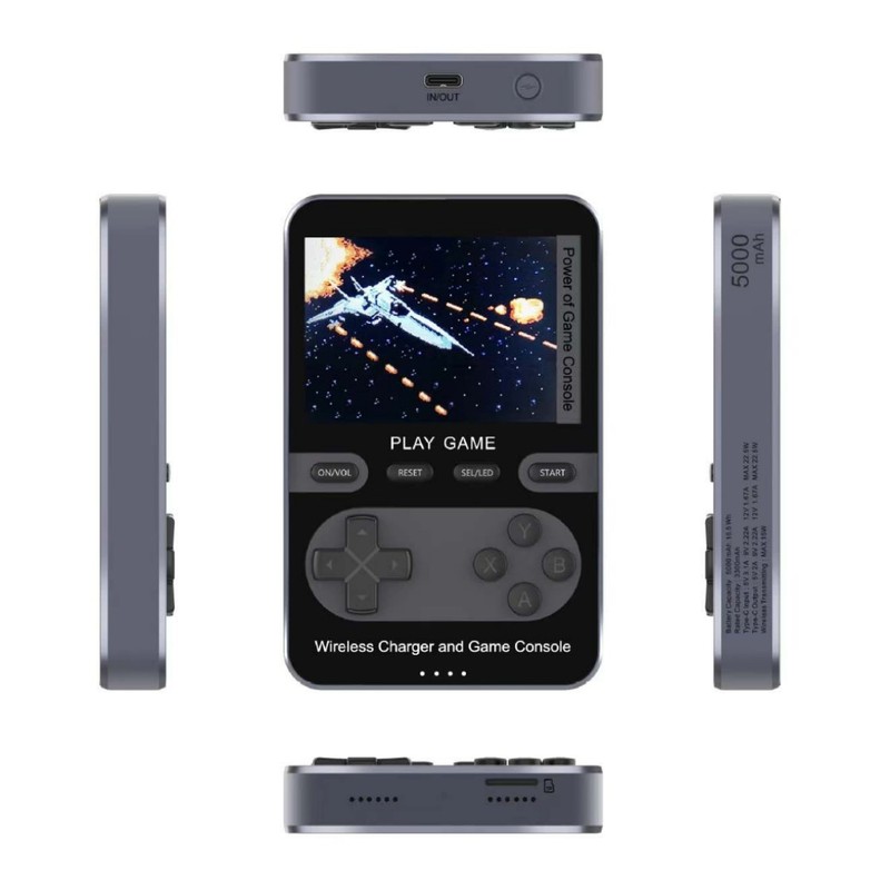 携帯ゲーム機 5000mAh 磁気ワイヤレス電源銀行 22.5 ワット高速充電携帯電話モバイル電源ギフトカスタマイズ|undefined