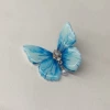 3569 blue butterfly hair clip