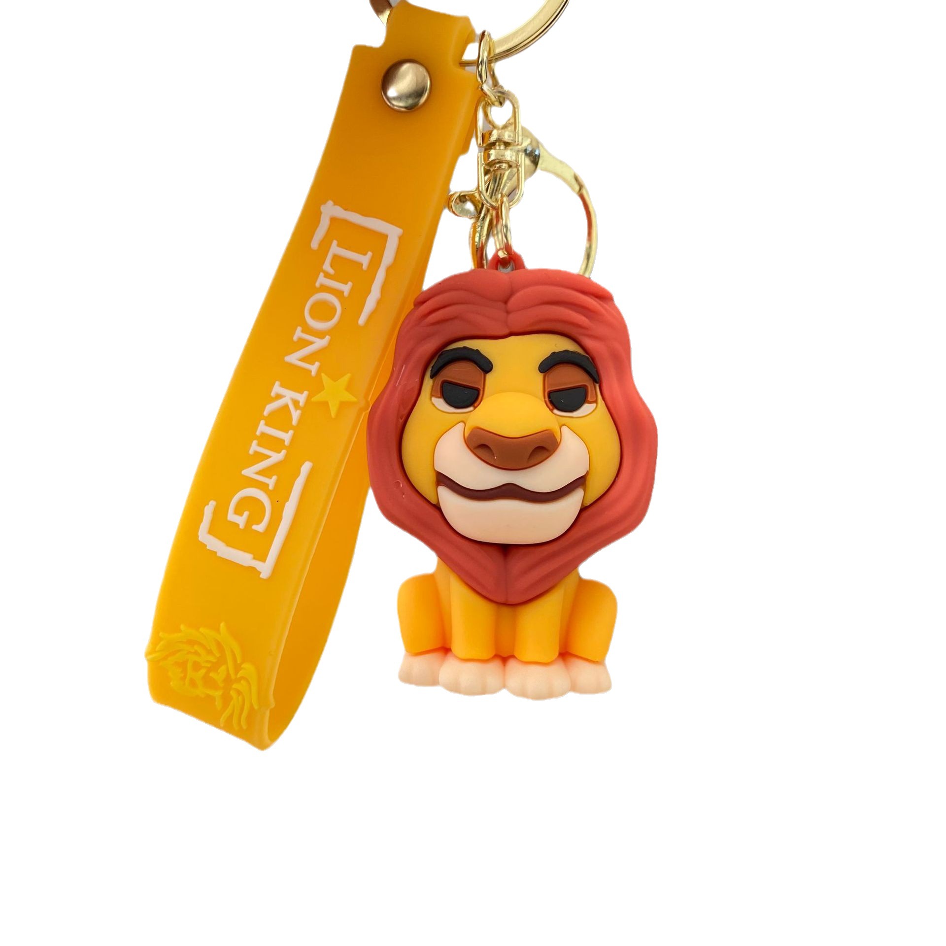 Creativo de dibujos animados lindo Simba Rey León llavero muñeca captura bebé máquina colgante bolsa accesorios pequeño regalo al por mayor