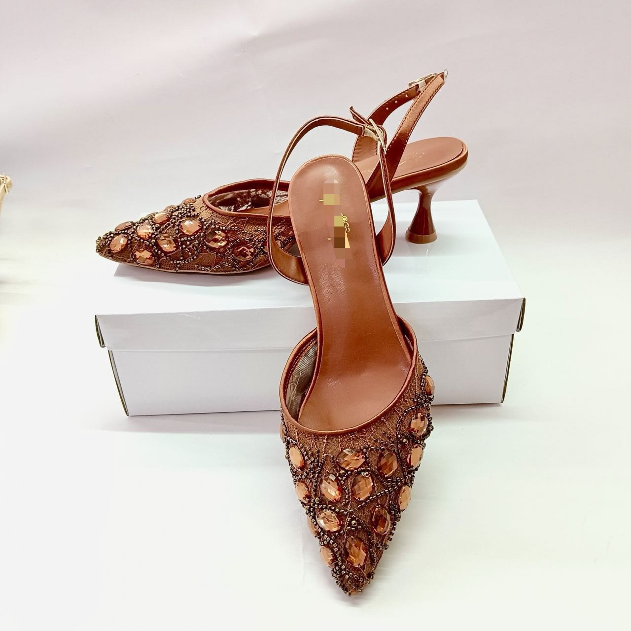 Zapatos de diseño italiano de alta gama para bodas, zapatos de mujer, encaje de diamante de verano, sandalias de talón alto