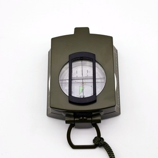 Manufacturer K4580 American Zinc Alloy Compass Multi-Functional North Needle Camping Outdoor Mountaineering Luminous Compass