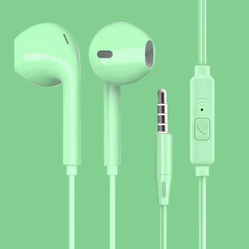 マカロン入耳式イヤホン3.5mm線制御麦有線イヤホン付き重低音イヤホン|undefined