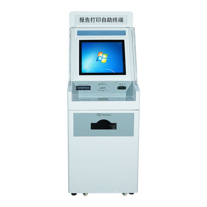 Terminal de autoservicio médico seguro médico consulta comercial impresión terminal de servicio de máquina todo en uno