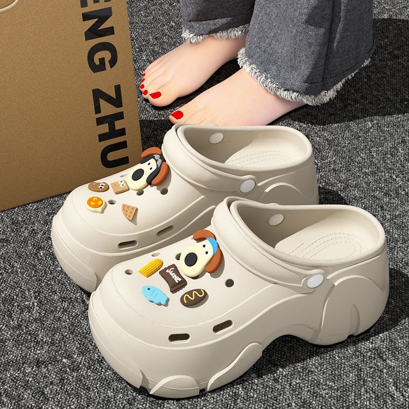 Women's Platform Clogs with Thick Soles, 2026 New Model, Summer Outdoor Wear, Eva Non-Slip, Odor-Resistant, Arch Support, Comfortable