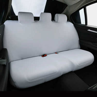 Fabric Dust-Proof Seat Cushion Cover – Universal seat cover - silver-gray-rear-three-seat-seat-cover-universal