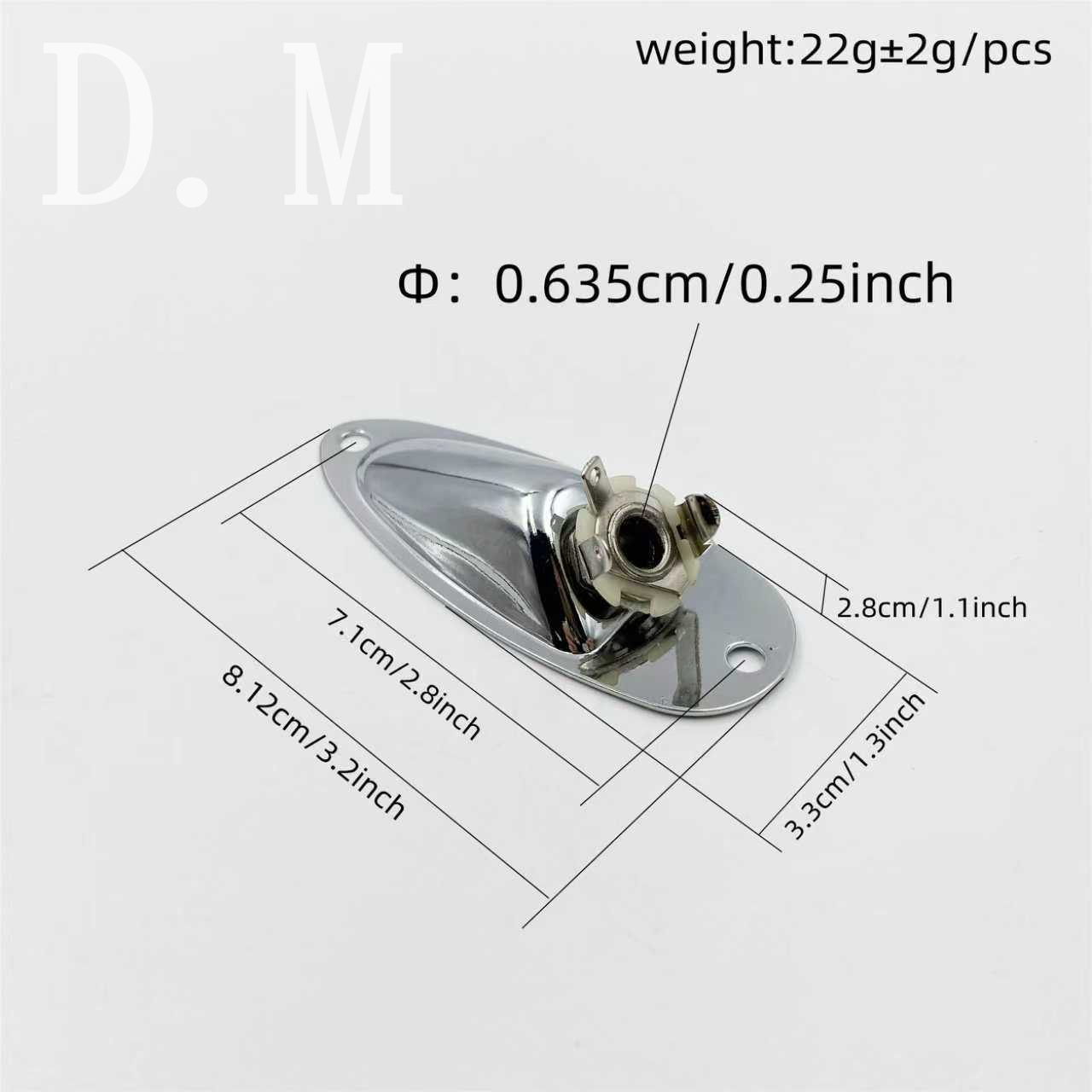 エレキギタージャック ST SQ エレキギター船型ジャック ライン出力ソケット エレキギターオーディオ出力ソケット
