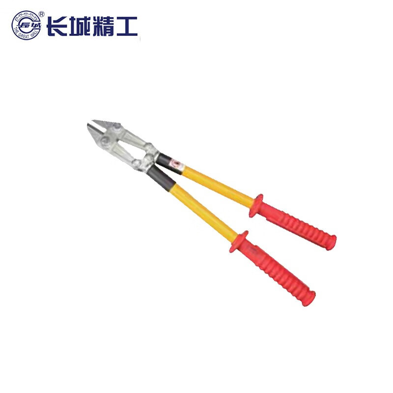 长城精工 双色绝缘断线钳 600㎡（三角1000V） 410151