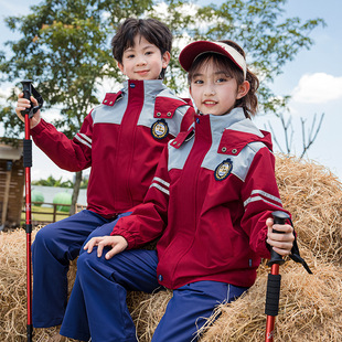 Children's Class Uniforms, Three-Piece Jackets, Primary School Uniforms, Kindergarten Uniforms, Winter Warm Jackets, Outdoor Clothing